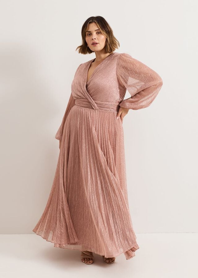 Pink Phase Eight Harper Pale Dress | 8514EXLSB