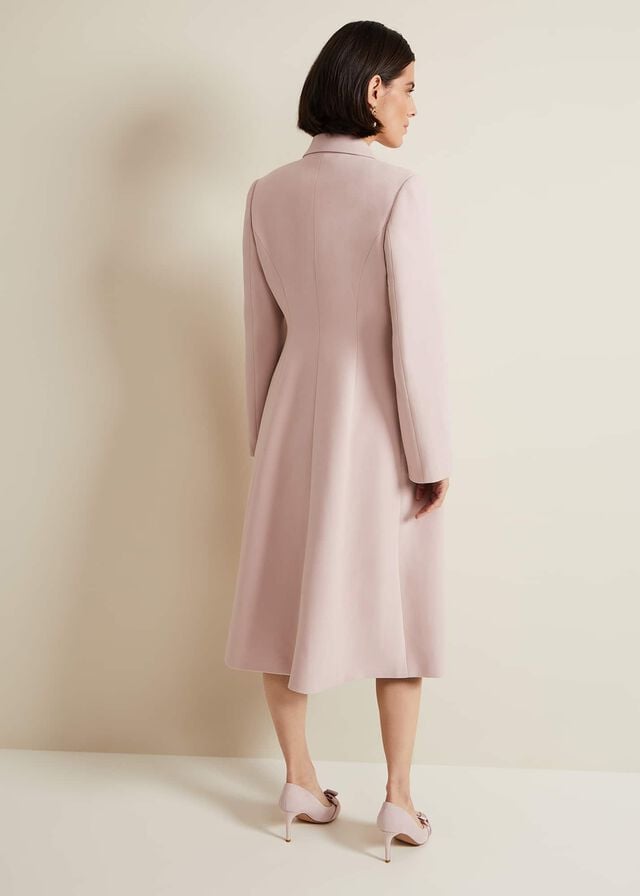 Pink Phase Eight Juliette Crepe Coats | 1045HAPQL