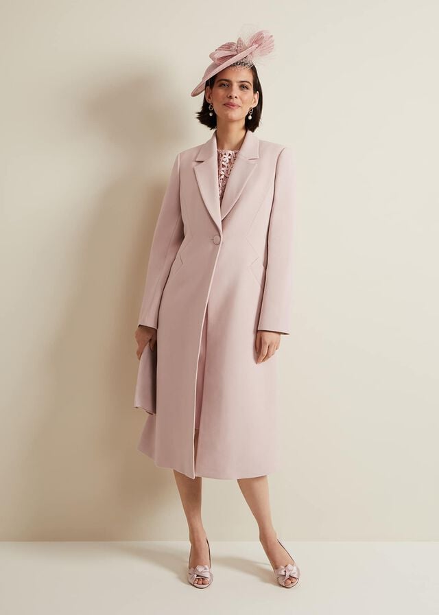 Pink Phase Eight Juliette Crepe Coats | 1045HAPQL