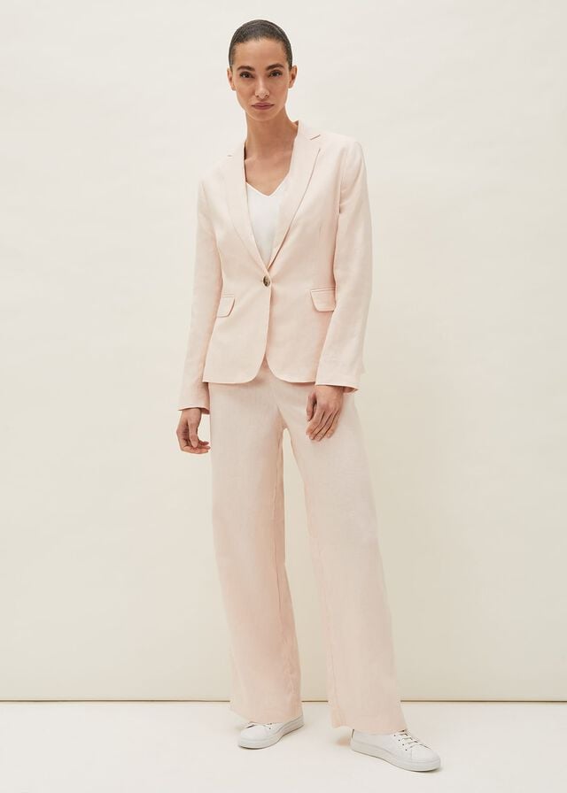 Pink Phase Eight Keller Linen Jackets | 2791ALTCR