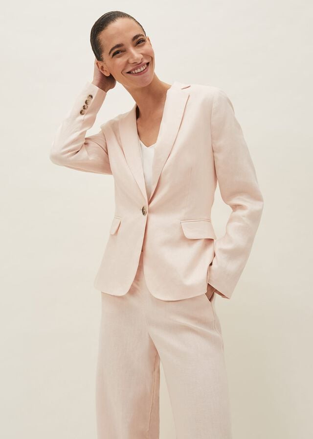 Pink Phase Eight Keller Linen Jackets | 2791ALTCR