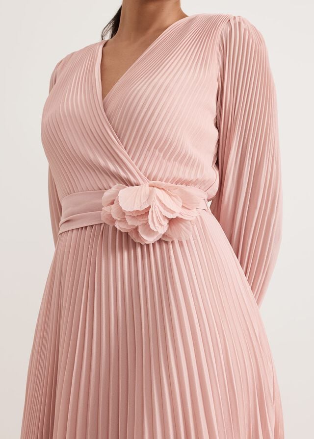 Pink Phase Eight Petite Isadora Pale Dress | 5196VTDYA