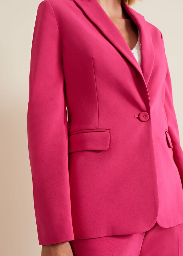 Pink Phase Eight Ulrica Fitted Jackets | 1684KUSWN