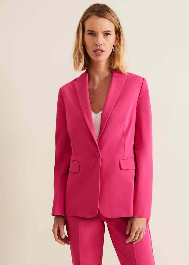 Pink Phase Eight Ulrica Fitted Jackets | 1684KUSWN