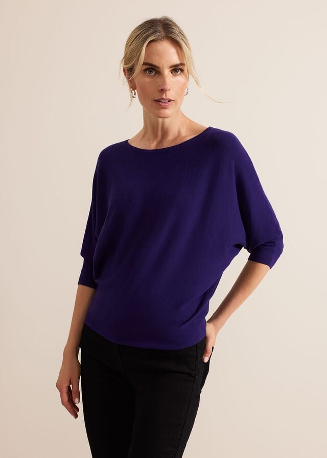 Purple Phase Eight Cristine Knitwear | 5486PHUDW