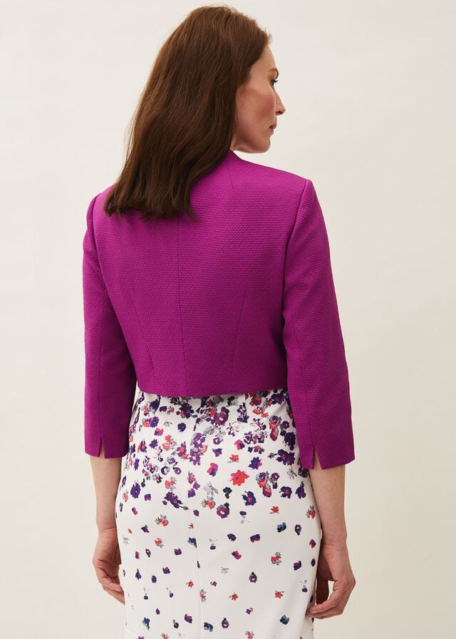 Purple Phase Eight Karlee Textured Occasion Jackets | 3058BOHCP