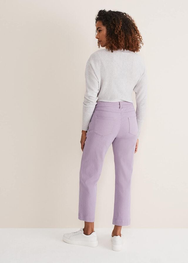 Purple Phase Eight Ramona Straight Leg Trousers | 2170RAFVY