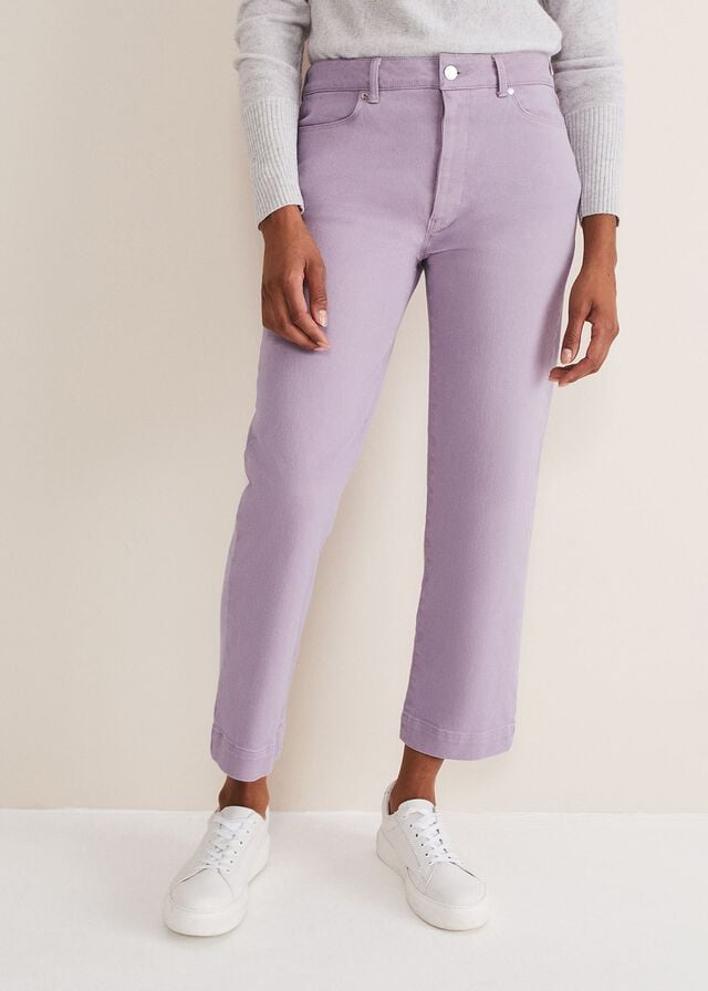 Purple Phase Eight Ramona Straight Leg Trousers | 2170RAFVY