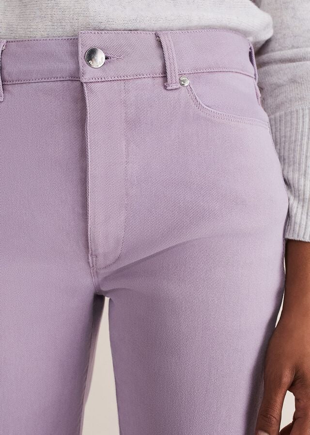 Purple Phase Eight Ramona Straight Leg Trousers | 2170RAFVY