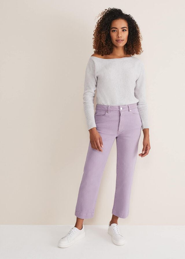 Purple Phase Eight Ramona Straight Leg Trousers | 2170RAFVY