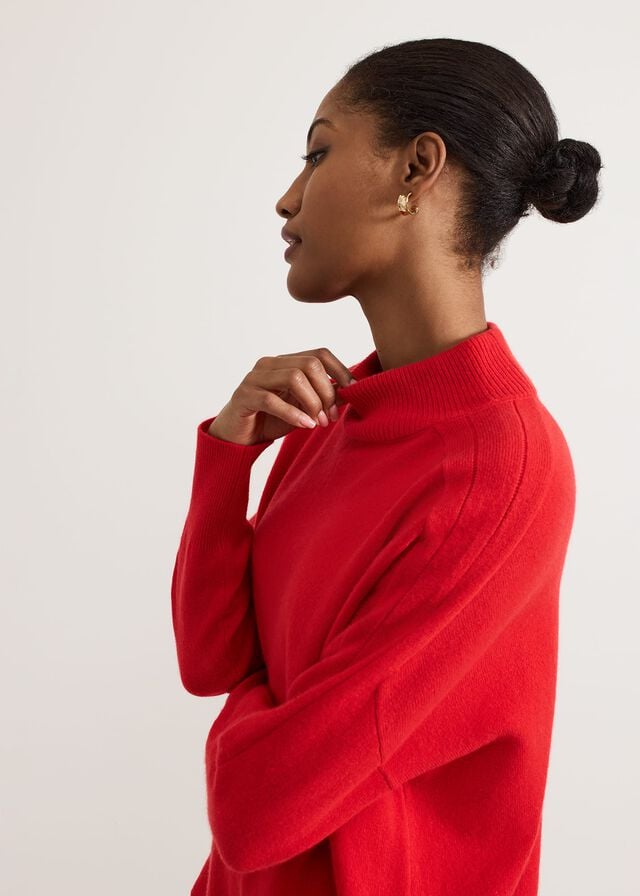 Red Phase Eight Alice Wool Cashmere Knitwear | 7325VOYMT