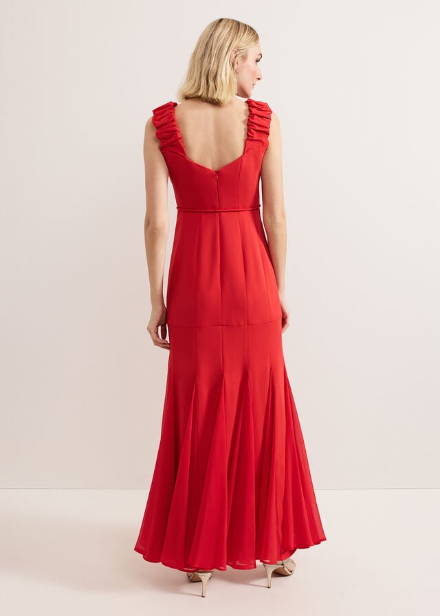 Red Phase Eight Ansley Strappy Dress | 5902QAEGF