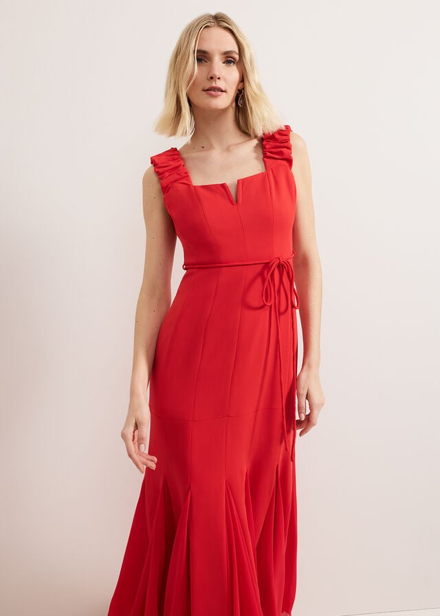 Red Phase Eight Ansley Strappy Dress | 5902QAEGF