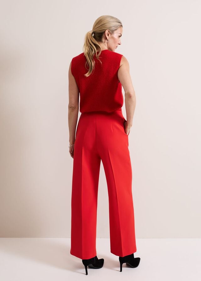 Red Phase Eight Aubrielle Wide Leg Trousers | 5897KBOJZ