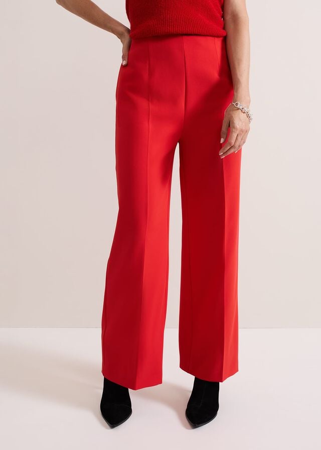 Red Phase Eight Aubrielle Wide Leg Trousers | 5897KBOJZ