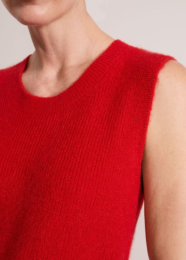 Red Phase Eight Daniella Mohairted Knitwear | 6832ZBIUM