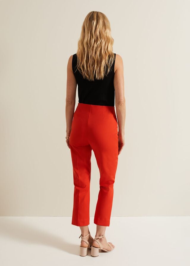 Red Phase Eight Miah Stretch Capris Trousers | 2568SPUDC