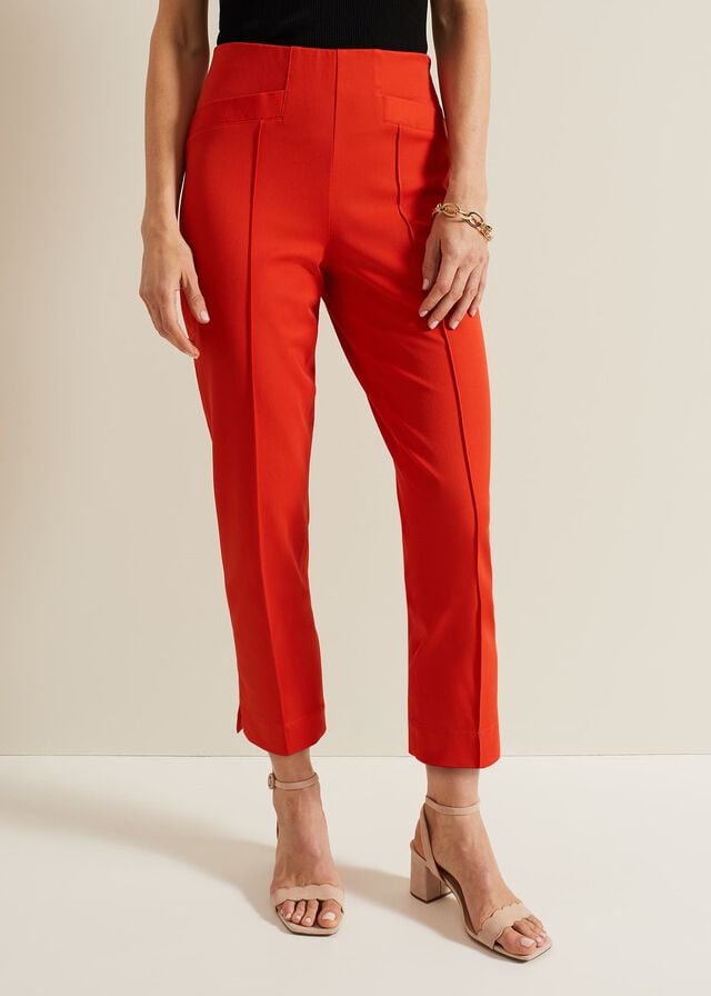 Red Phase Eight Miah Stretch Capris Trousers | 2568SPUDC