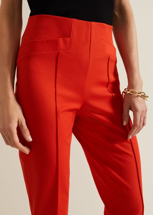 Red Phase Eight Miah Stretch Capris Trousers | 2568SPUDC