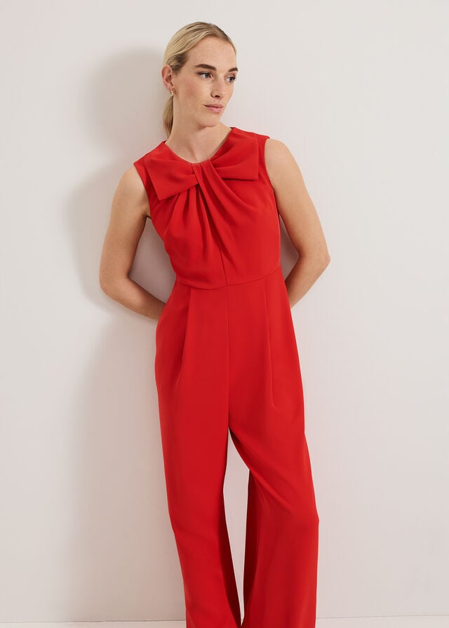 Red Phase Eight Petite Saffron Dress | 9438RNKDB