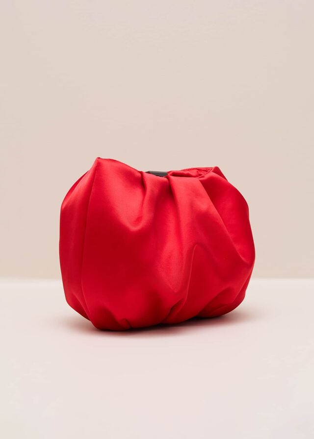 Red Phase Eight Red Satin Bags | 3648UTZHI