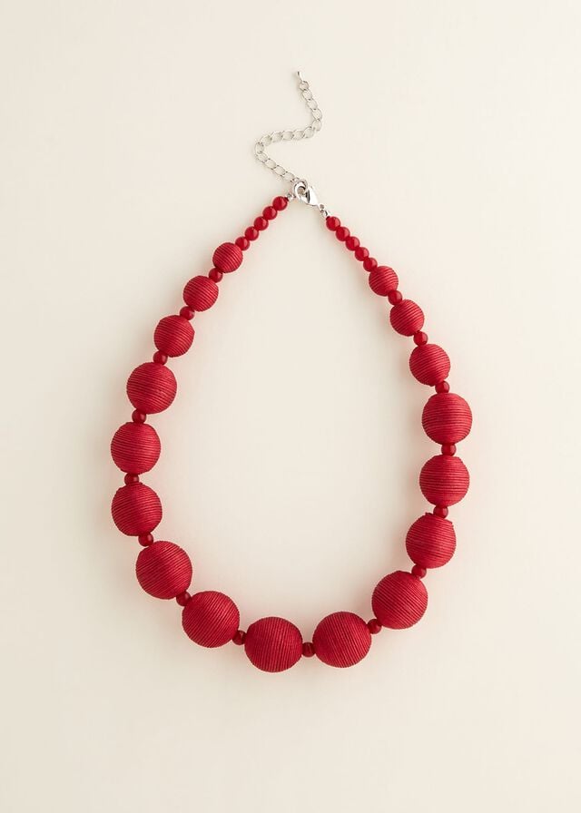 Red Phase Eight Wrapped Beaded Jewellery | 9158LXUCS