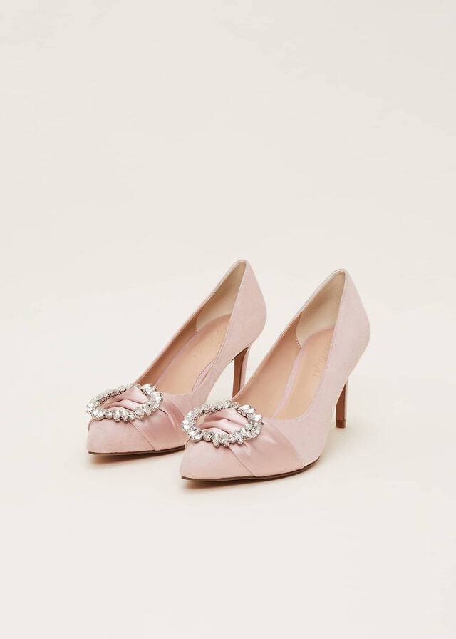 Rose Phase Eight Embellished Court Heels | 3269IJKXH