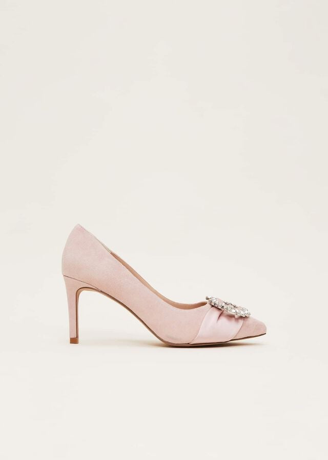 Rose Phase Eight Embellished Court Heels | 3269IJKXH