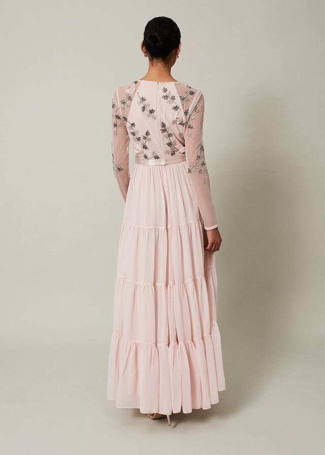 Rose Phase Eight Florence Beaded Dress | 6704NSPCZ