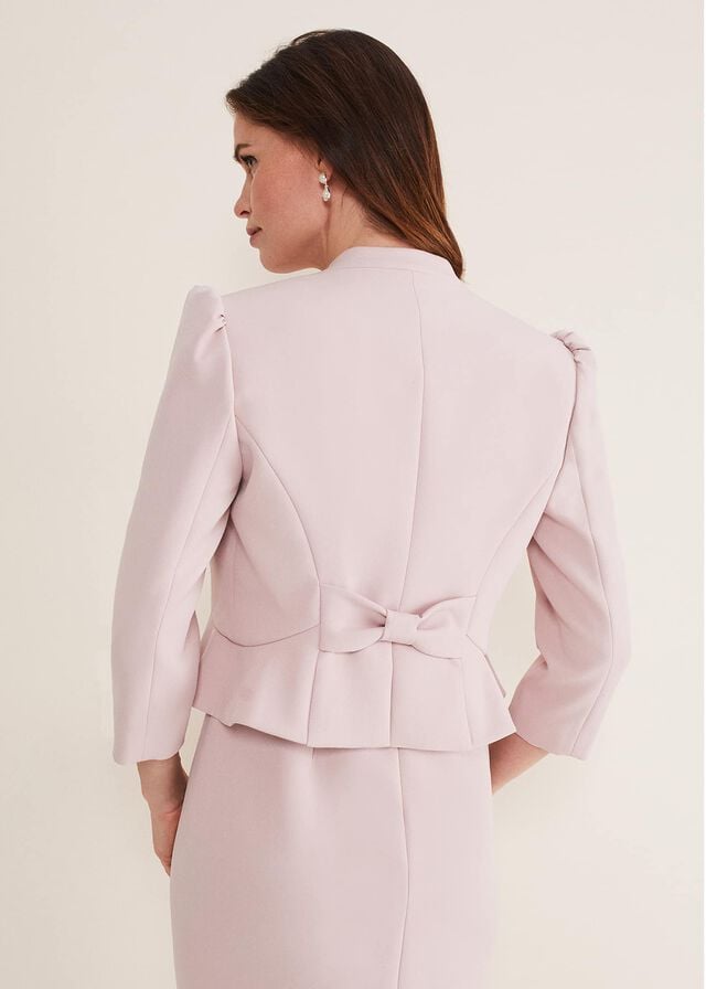 Rose Phase Eight Isabella Bow Jackets | 1923TLQBJ