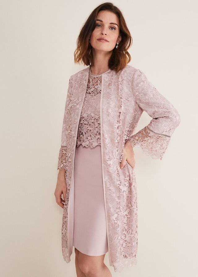 Rose Phase Eight Isabella Lace Jackets | 9801VJGYQ