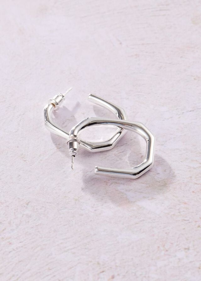 Silver Phase Eight Blakeley Silver Plated Hoop Jewellery | 8502MKVLD