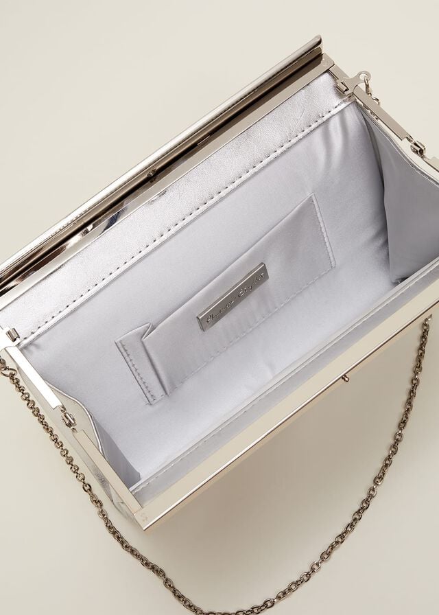 Silver Phase Eight Leather Slim Bags | 4938DTIHW