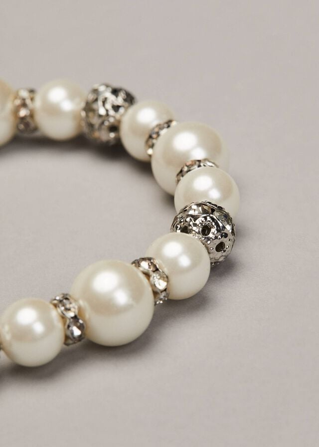 Silver Phase Eight Parma Pearl And Crystal Jewellery | 3792GWXKA