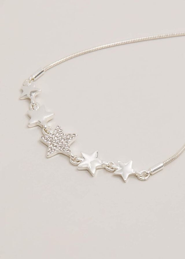 Silver Phase Eight Silver Plated Star Extender Jewellery | 1759TARYV