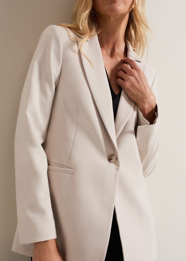 White Phase Eight Belle Neutral Jackets | 4906JUZLO