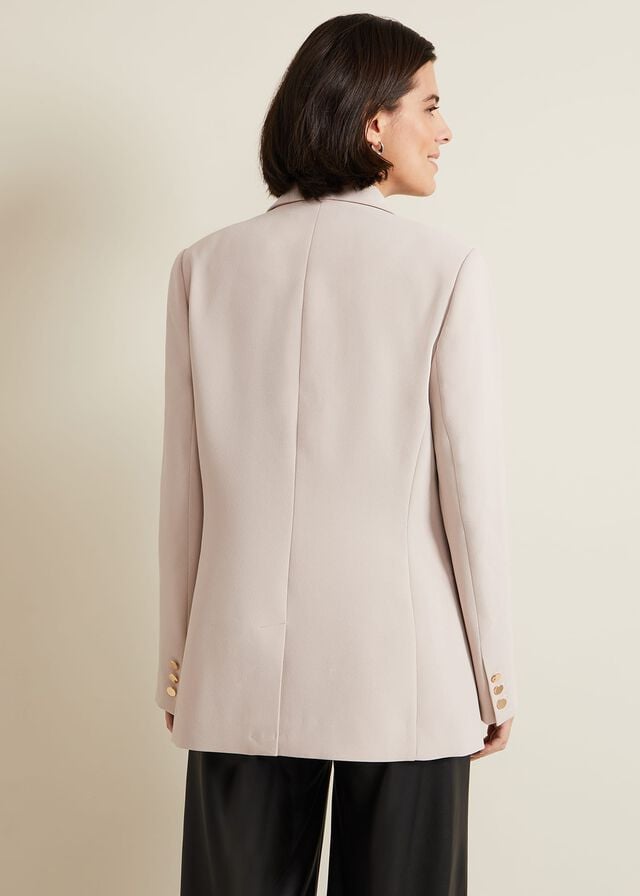 White Phase Eight Elandra Neutral Tux Jackets | 5396MBKFX