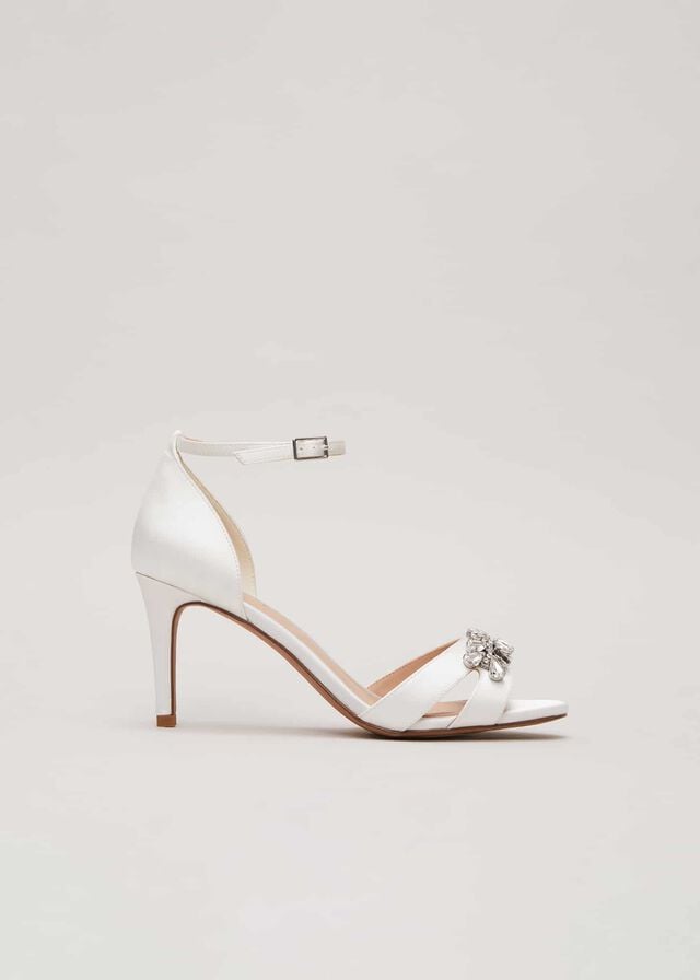 White Phase Eight Embellished Heels | 1056YQSLB