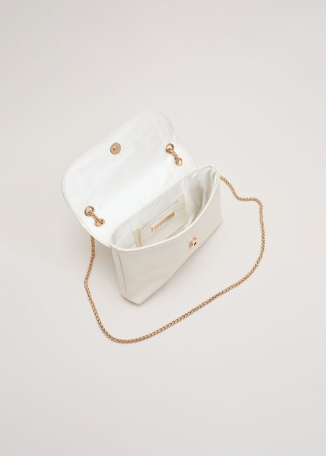 White Phase Eight Ivory Leather Bags | 0749UCXOG