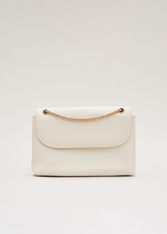 White Phase Eight Ivory Leather Bags | 0749UCXOG