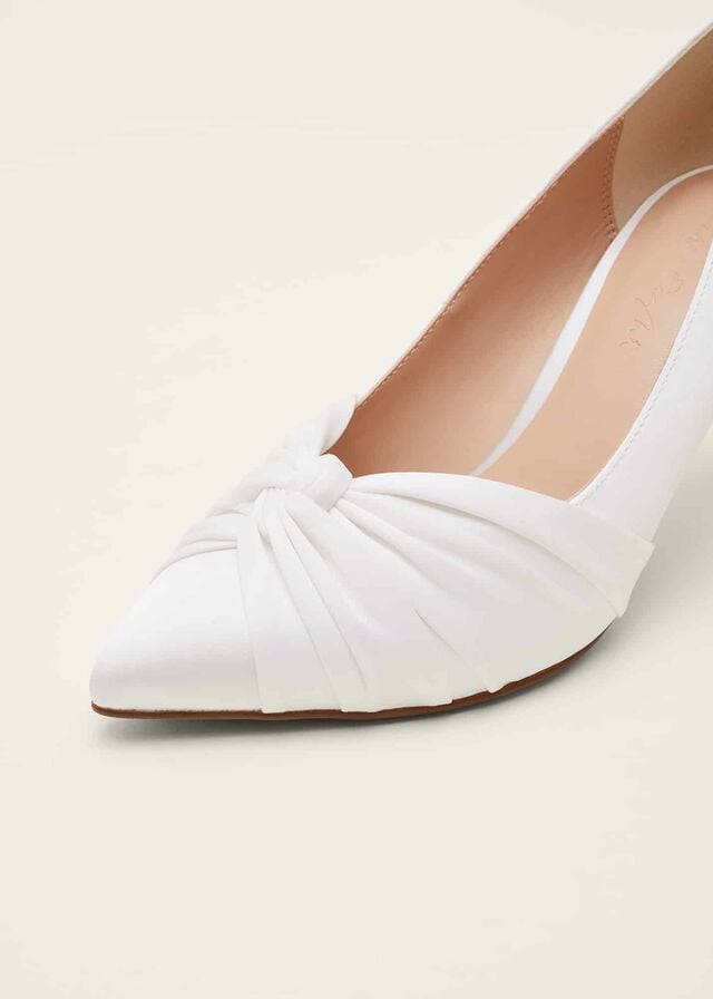 White Phase Eight Kendal Court Heels | 5186DWXZF