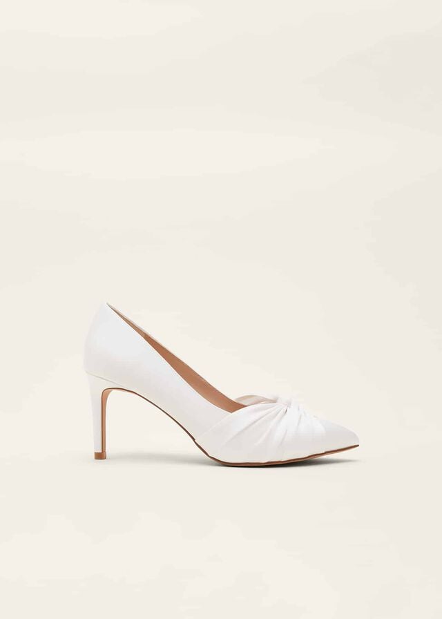 White Phase Eight Kendal Court Heels | 5186DWXZF