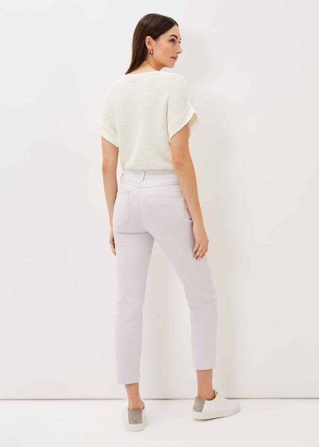 White Phase Eight Ramona Straight Leg Jeans | 7021YREPG