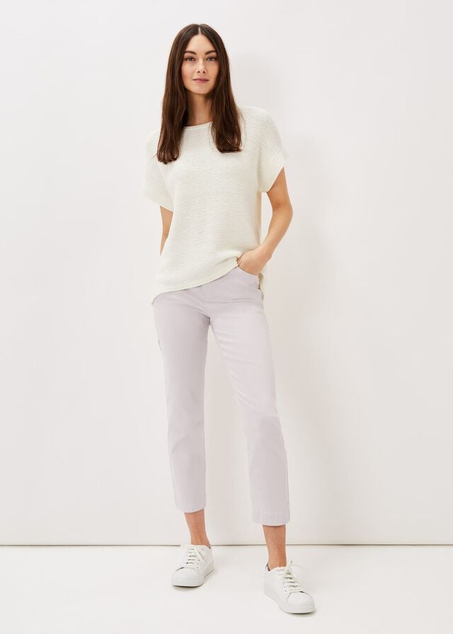 White Phase Eight Ramona Straight Leg Jeans | 7021YREPG