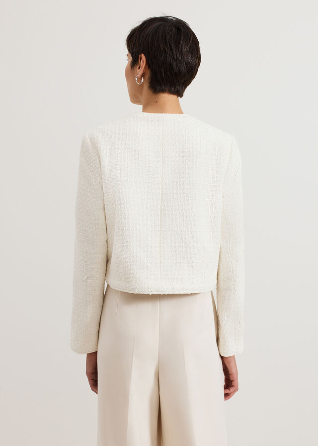 White Phase Eight Ripley Boucle Jackets | 1089MCVSN