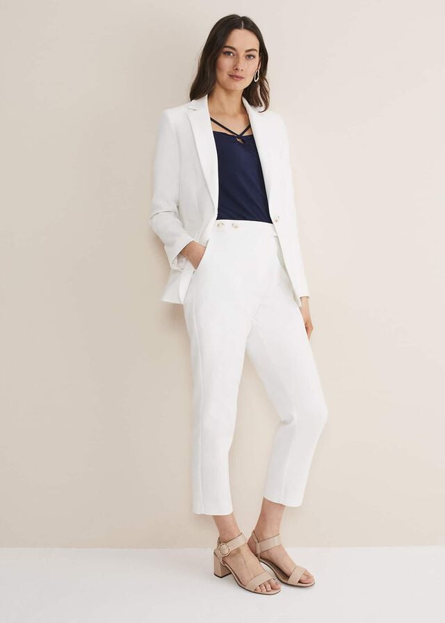 White Phase Eight Ulrica Jackets | 8412MJPDL