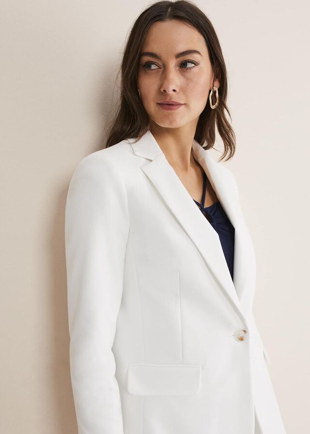 White Phase Eight Ulrica Jackets | 8412MJPDL