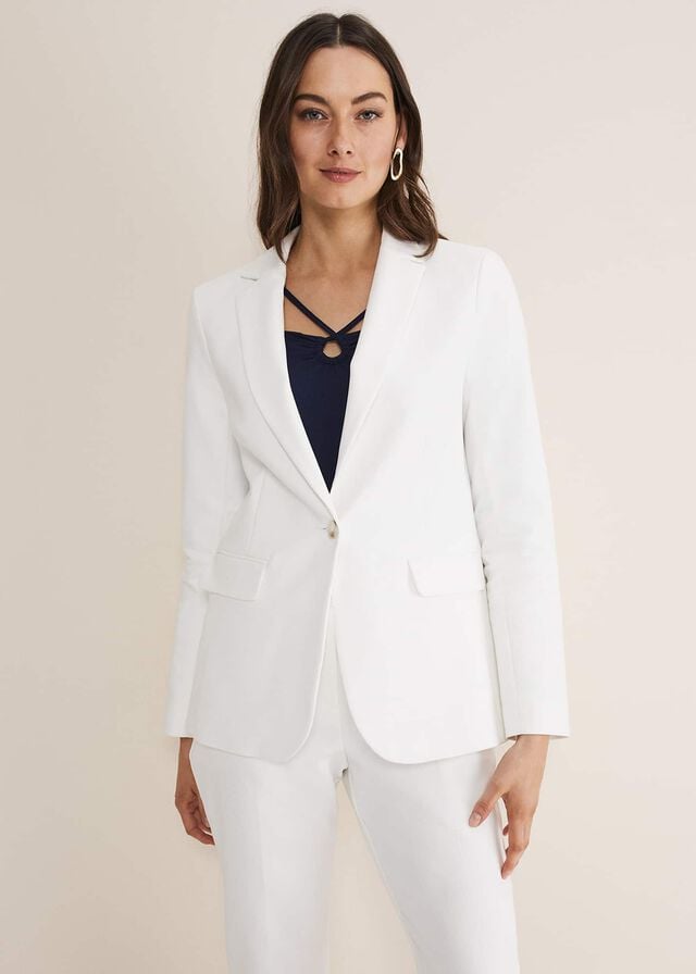 White Phase Eight Ulrica Jackets | 8412MJPDL